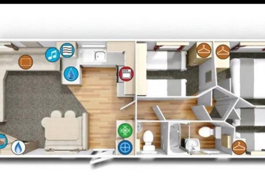 8 Sleep Chalet At Newquay Away Resorts Nb160 Eksteriør billede